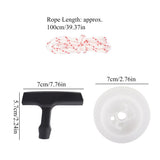 Pull Lawnmower Part Replacement Kit Starter Handle Pulley Rope Springs for 029 039 MS290 MS390