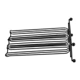 Black Color Chrome Plating Iron Coffee Capsule Storage Rack for Holding 42 Pieces Capsules