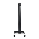 Black Color Chrome Plating Iron Coffee Capsule Storage Rack for Holding 42 Pieces Capsules