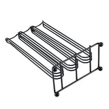 Black Color Chrome Plating Iron Coffee Capsule Storage Rack for Holding 42 Pieces Capsules