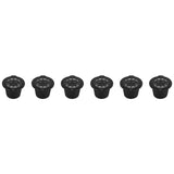 6Pcs Plastic and Stainless Steel Refillable Reusable Coffee Capsule Filters Baskets Replacement