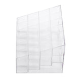 Transparent 24 Grids Lipstick Holder Organizer Display Stand Nail Polish Makeup Storage Box