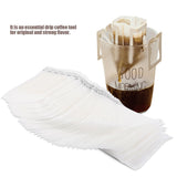 50pcs Set Drip Bags Hanging Cup Disposable Filter NOn woven Coffee Tea Making Tool