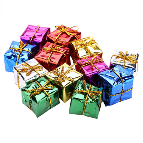 12PCS Gift Box Pendant Hanging Ornament for Christmas Tree Xmas Parties Decor In Australia - Darrahopens