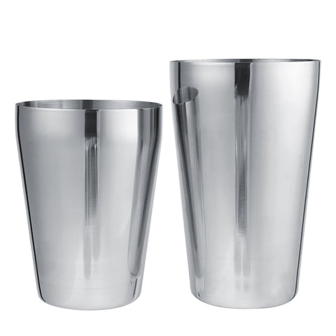 Stainless Steel Wine Cocktail Shaker Set Mixing Making Drinking Container Barware (600/450ml) In Australia - Darrahopens