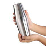 Stainless Steel Wine Cocktail Shaker Set Mixing Making Drinking Container Barware (600/450ml)
