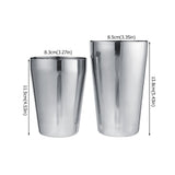 Stainless Steel Wine Cocktail Shaker Set Mixing Making Drinking Container Barware (600/450ml)