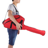 Portable Oxford Cloth Chainsaw Storage Bag Lawn Mower Carry Case Protective Box (Red)