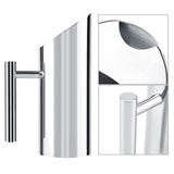 Stainless Steel Water Jug with Ice Guard Cold Drinking Pitcher Home Hotel Serving Tool (1.5L)