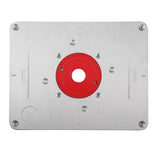 300mm X 235mm X 9.5mm DIY Router Table Insert Plate and Insert Ring Woodworking