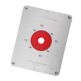 300mm X 235mm X 9.5mm DIY Router Table Insert Plate and Insert Ring Woodworking