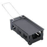 Portable NOn Stick Cheese Raclette Rotaster Baking Tray Stove Set Home Kitchen Grilling Tool