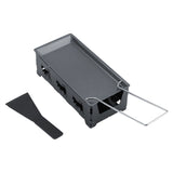 Portable NOn Stick Cheese Raclette Rotaster Baking Tray Stove Set Home Kitchen Grilling Tool