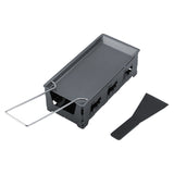 Portable NOn Stick Cheese Raclette Rotaster Baking Tray Stove Set Home Kitchen Grilling Tool
