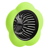 Flower Shaped Plastic Basin Sink Strainer Drain Stopper Kitchen Bathroom Accessories (Green)