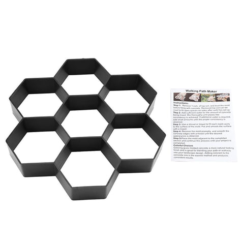 1Pc DIY Garden Path Maker Mold Concrete Stepping Stone Cement Paving Mould Brick In Australia - Darrahopens