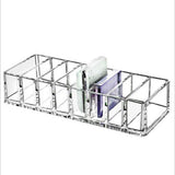 Plastic Washable Transparent Toiletry Rack Cosmetic Shelf Holder in Home Store