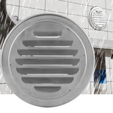 Stainless Steel Wall Air Vent Round Flat Grille Ducting Ventilation Cover Outlet Insect Mesh