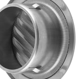 Stainless Steel Wall Air Vent Round Flat Grille Ducting Ventilation Cover Outlet Insect Mesh