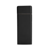USB Recharge Ultra thin Flameless Windproof Electronic Cigarette Lighter Touch Switch (Black)