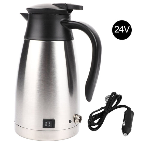 24V 1000ml Car Electric Kettle Auto Shut Off Water Heating Boiling Pot In Australia - Darrahopens