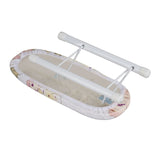 Foldable Space Saving Mini Ironing Board Home Travel Sleeve Cuffs Collars Handling Table(Peony)