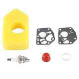 Carburetor Diaphragm Gasket Air Filter Spark Plug Kit for Briggs & Stratton Many Small Engines In Australia - Darrahopens