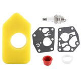 Carburetor Diaphragm Gasket Air Filter Spark Plug Kit for Briggs & Stratton Many Small Engines In Australia - Darrahopens