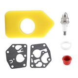 Carburetor Diaphragm Gasket Air Filter Spark Plug Kit for Briggs & Stratton Many Small Engines In Australia - Darrahopens
