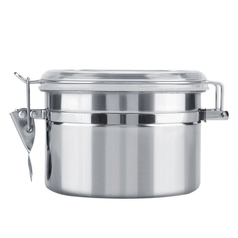 Stainless Steel Coffee Container Vacuum Sealed Storage Jar for Sugar Tea Bean(800ml)
