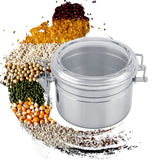 Stainless Steel Coffee Container Vacuum Sealed Storage Jar for Sugar Tea Bean(800ml)