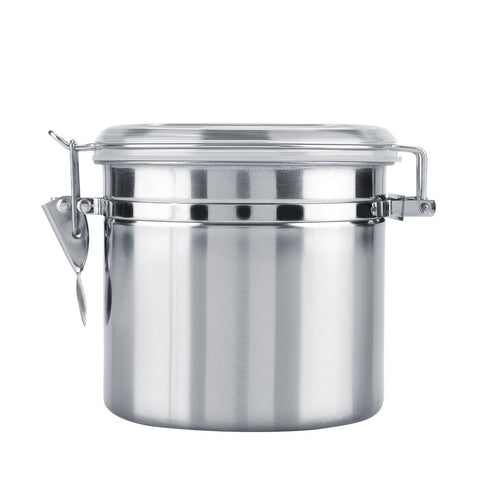 Stainless Steel Coffee Container Vacuum Sealed Storage Jar for Sugar Tea Bean(1100ml) In Australia - Darrahopens