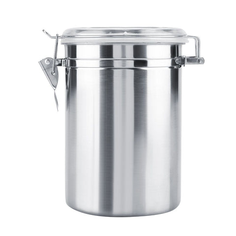 Stainless Steel Coffee Container Vacuum Sealed Storage Jar for Sugar Tea Bean(1800ml) In Australia - Darrahopens