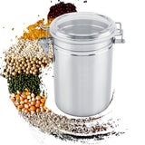 Stainless Steel Coffee Container Vacuum Sealed Storage Jar for Sugar Tea Bean(1800ml)