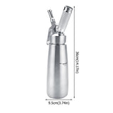 Stainless Steel Whipped Cream Dispenser Bundle With Three Nozzles 1000ml