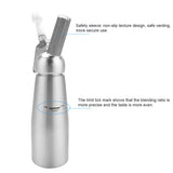 Aluminum Whipped Cream Dispenser Bundle With Three Nozzles Kitchen 500ml