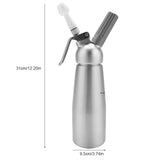 Aluminum Whipped Cream Dispenser Bundle With Three Nozzles Kitchen 1000ml
