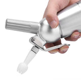 Aluminum Whipped Cream Dispenser Bundle With Three Nozzles Kitchen 1000ml