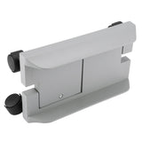Removable Computer Case Stand Holder Bracket Desktop Mainframe Storage Rack with Brake(White)