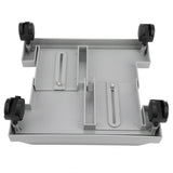 Removable Computer Case Stand Holder Bracket Desktop Mainframe Storage Rack with Brake(White)
