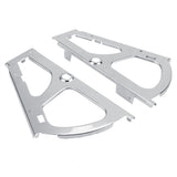 2Pcs Stainless Steel Shoes Drawer Cabinet Hinges Turing Rack Replacement Fittings(1 Layer)