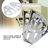 2Pcs Stainless Steel Shoes Drawer Cabinet Hinges Turing Rack Replacement Fittings(2 Layers) In Australia - Darrahopens