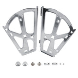 2Pcs Stainless Steel Shoes Drawer Cabinet Hinges Turing Rack Replacement Fittings(2 Layers)