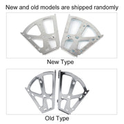 2Pcs Stainless Steel Shoes Drawer Cabinet Hinges Turing Rack Replacement Fittings(2 Layers)