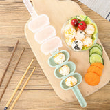 Rice Ball Mold Sushi Balls Maker Mould with Spoon Kitchen Cooking Tools Set for Baby(Beige) In Australia - Darrahopens