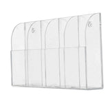 Acrylic Air Conditioner Remote Control Holder Case Storage Box Wall Mount