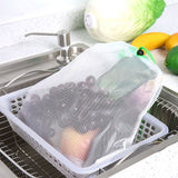 12Pcs Reusable Drawstring Mesh Bags Fruit Vegetable Sacks Storage Shopping Bag Toys Pouch