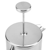 Double Walled Stainless Steel Coffee Maker French Press Tea Pot with Filter (1000ML)