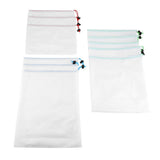11Pcs Reusable Drawstring Mesh Bags Fruit Vegetable Sacks Storage Toys Pouch Shopping Bag In Australia - Darrahopens