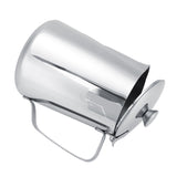 Stainless Steel Coffee Cup Mug Milk Frothing Pitcher Jug with Lid for Latte Coffee Art(1000ml) In Australia - Darrahopens